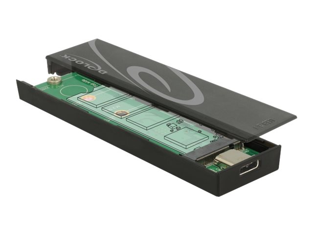 Delock External Enclosure M.2 42/60/80 mm > SuperSpeed USB 10 Gbps Type-C - Speichergehäuse - M.2 Card - USB 3.1 Gen 2 (42597)