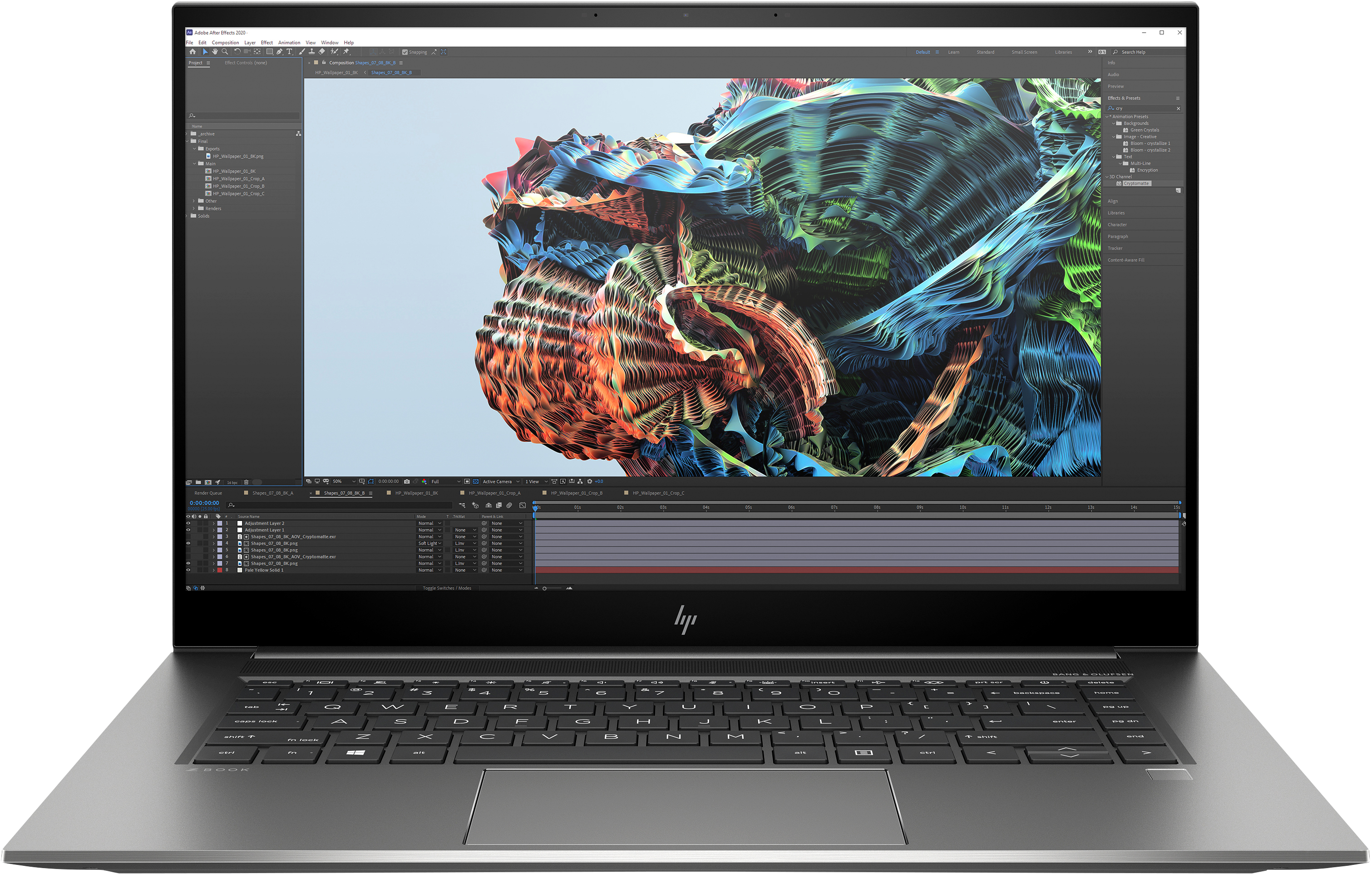 HP ZBook Studio 15.6 G8 Mobile Workstation - Intel® Core™ i7 Prozessoren der 11. Generation - 39,6 cm (15.6 Zoll) - 1920 x 1080 Pixel - 16 GB - 512 GB - Windows 10 Pro