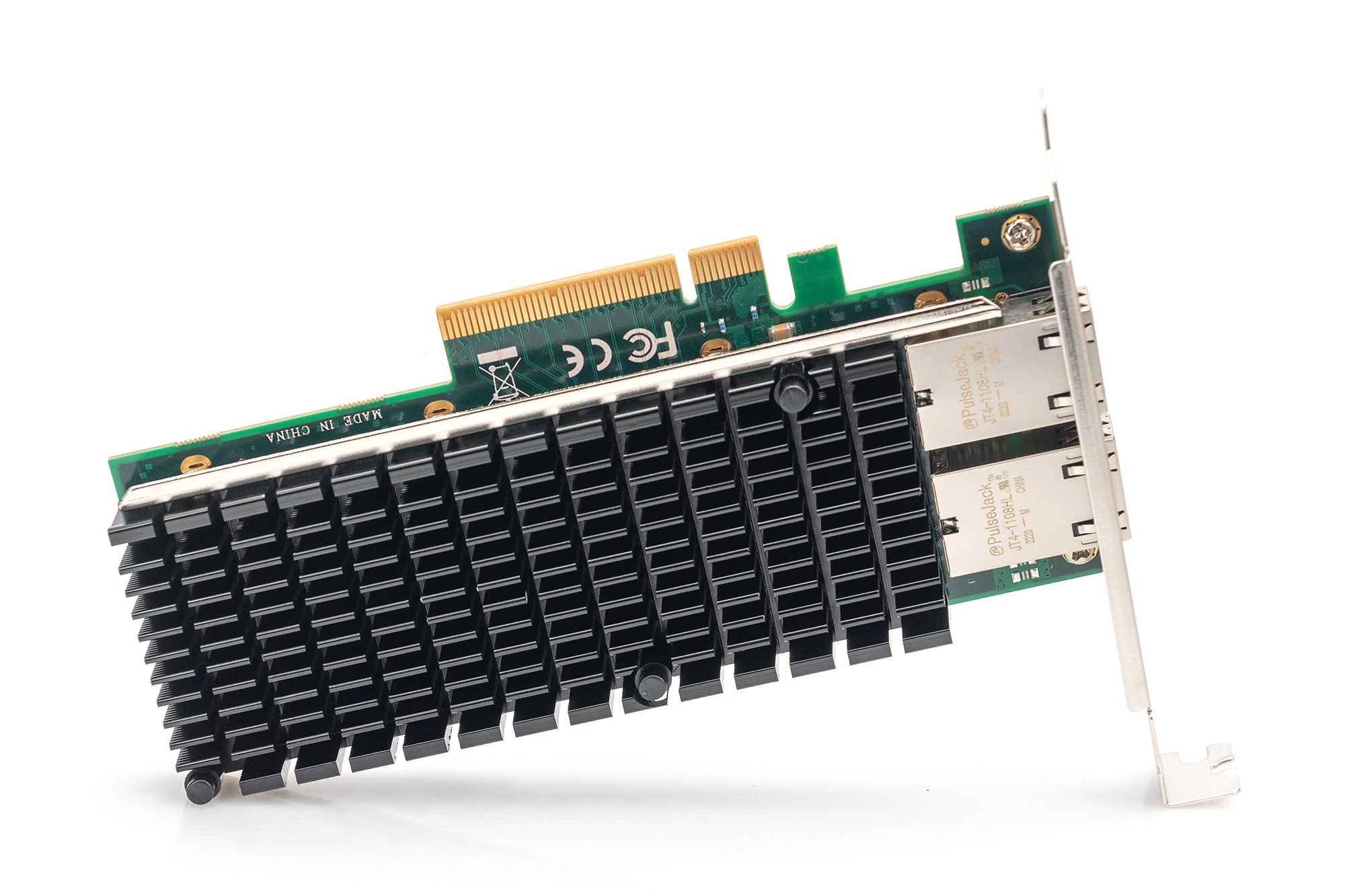 DIGITUS Netzwerkkarte 10Gbps Dual Port Ethernet RJ45 Intel X540 - Netzwerkkarte - 10.000 Mbps, Ansicht 3