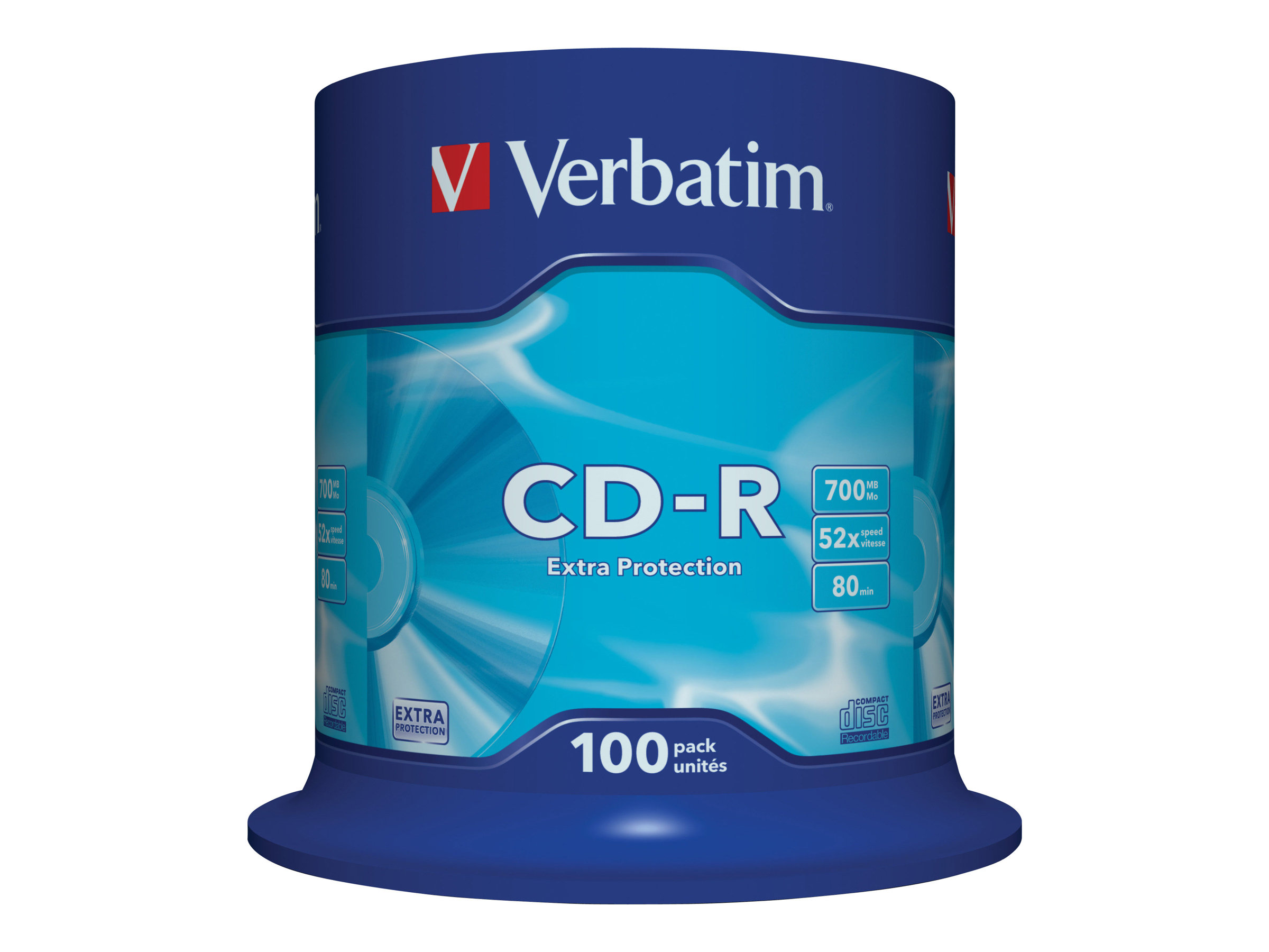 Verbatim CD-R, 100er Spindel, 700MB, 52x