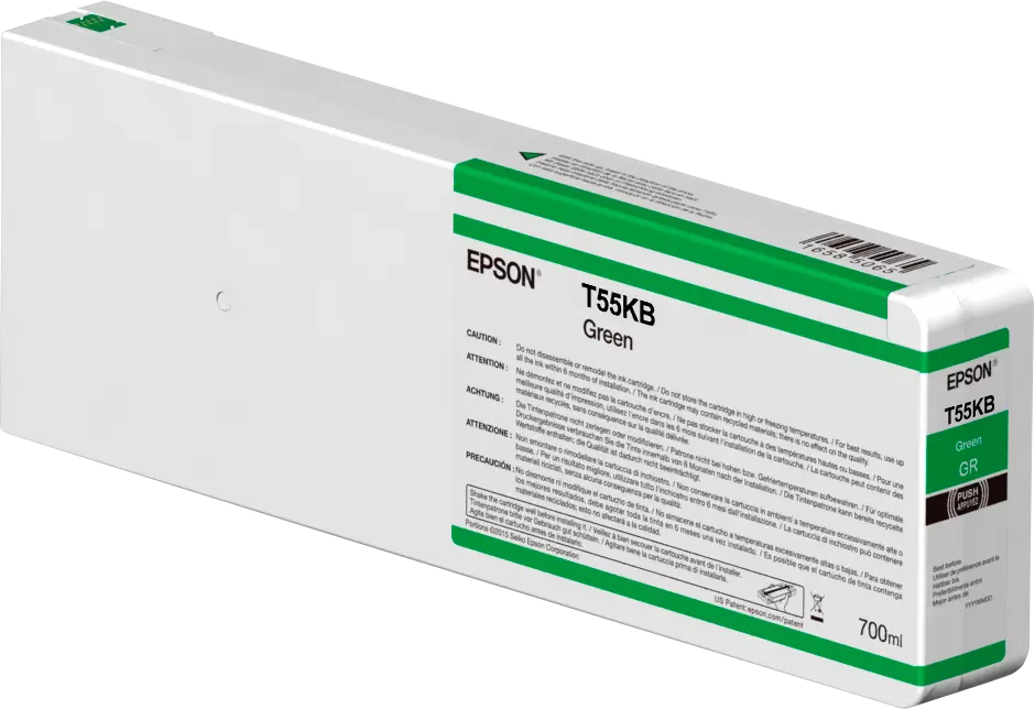 Epson T55KB - 700 ml - grün - original - Tintenpatrone, Ansicht 2
