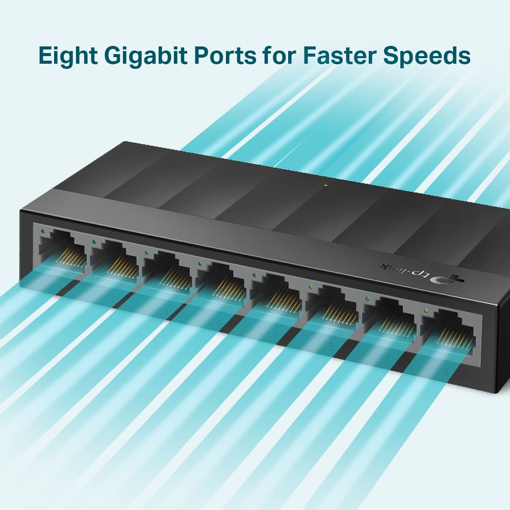 TP-LINK LiteWave LS1008G - Switch - unmanaged, Ansicht 2
