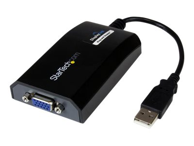 StarTech.com USB auf VGA Video Adapter - Externe Multi Monitor Grafikkarte für PC und MAC - 1920x1200 - Externer Videoadapter - DisplayLink DL-195 - 16 MB