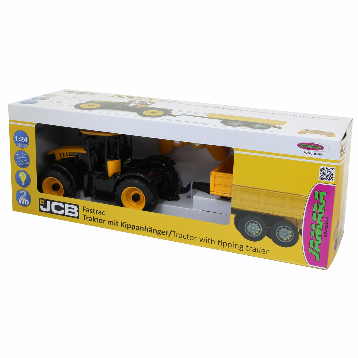 JAMARA JCB Fastrac Traktor mit Kippanhänger 1 24 2.4GHz, Ansicht 2