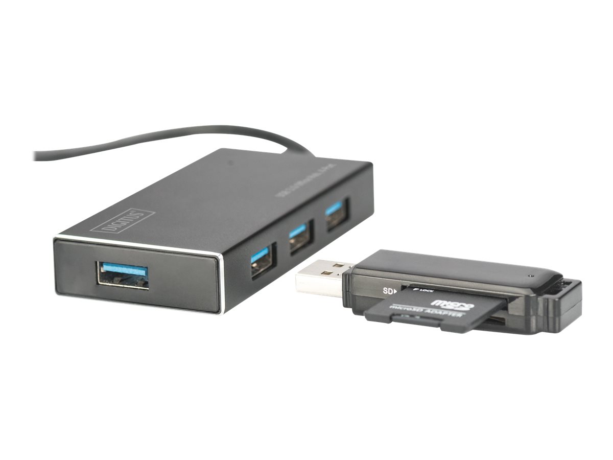 DIGITUS USB 3.0 Office Hub, 4-Port, Ansicht 3