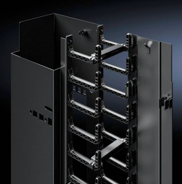 Rittal VX IT - Kabelkanal - Rack montierbar - RAL 9005, Ansicht 2