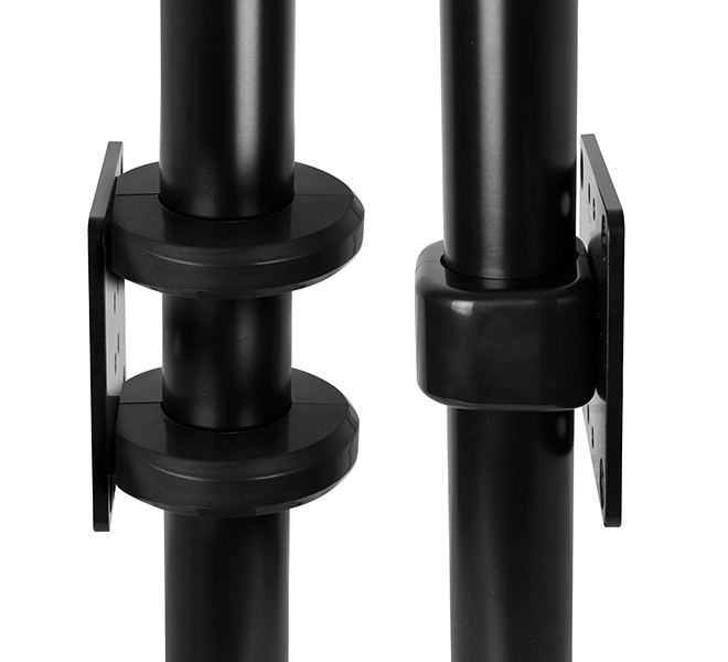 B-TECH BT8390 - Basis - Schwarz - Stahl - Wand - 140 mm - 5 mm, Ansicht 3