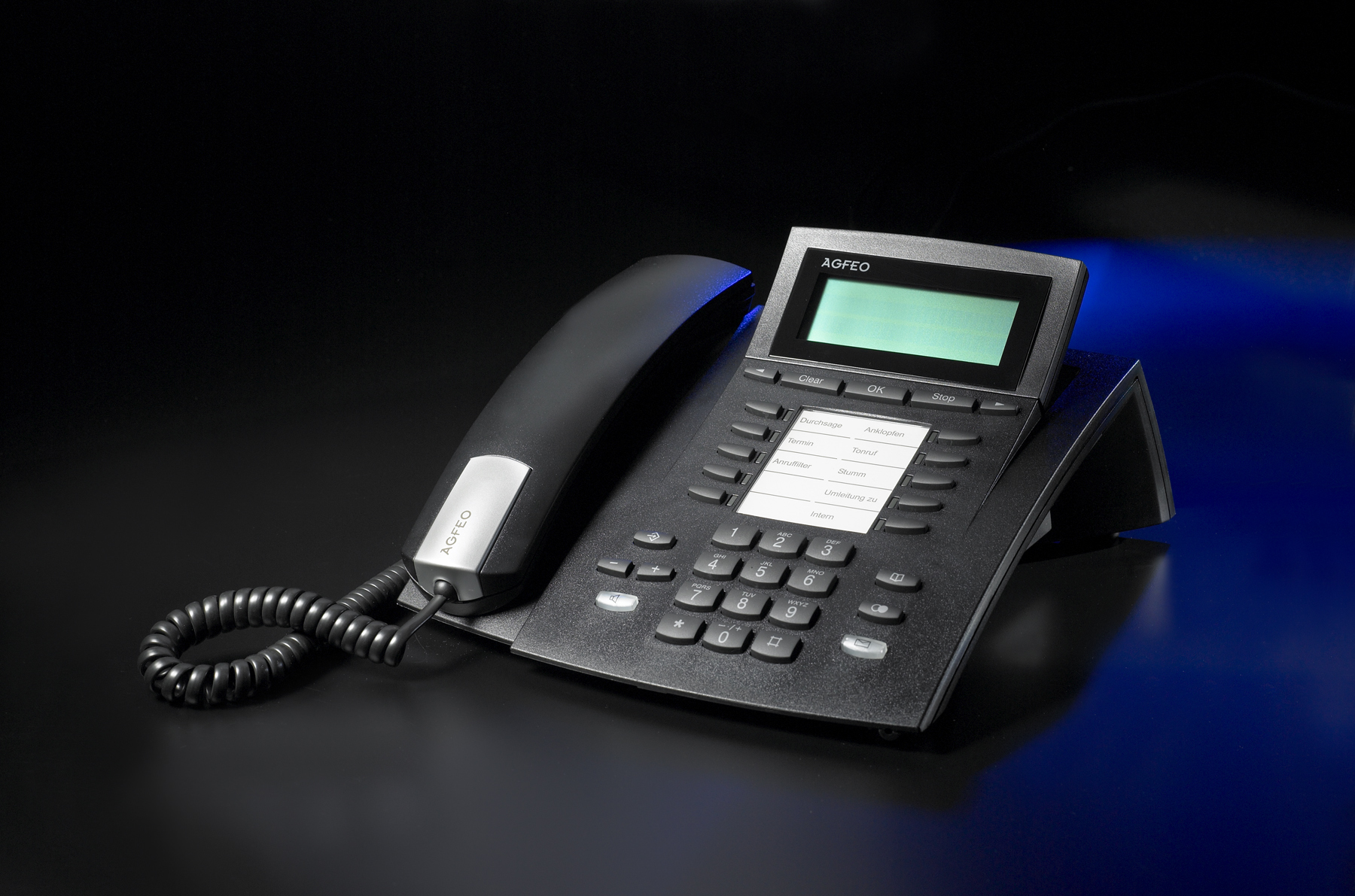 AGFEO ST 22 IP - VoIP-Telefon - Schwarz, Ansicht 2