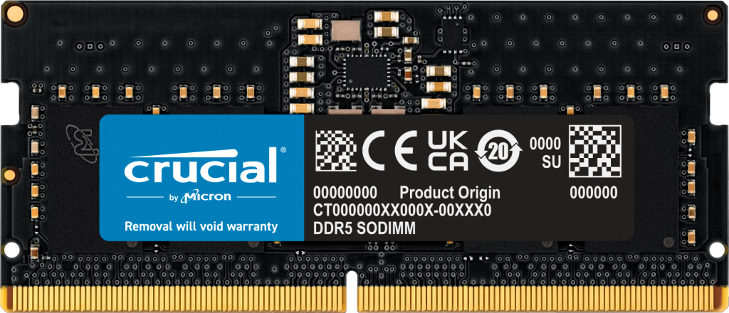 Crucial DDR5 - Modul - 8 GB - SO DIMM 262-PIN, Ansicht 2