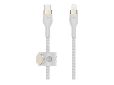 Belkin BOOST CHARGE - Lightning-Kabel - 24 pin USB-C männlich zu Lightning männlich - 1 m - weiß - für Apple iPad/iPhone, Ansicht 3
