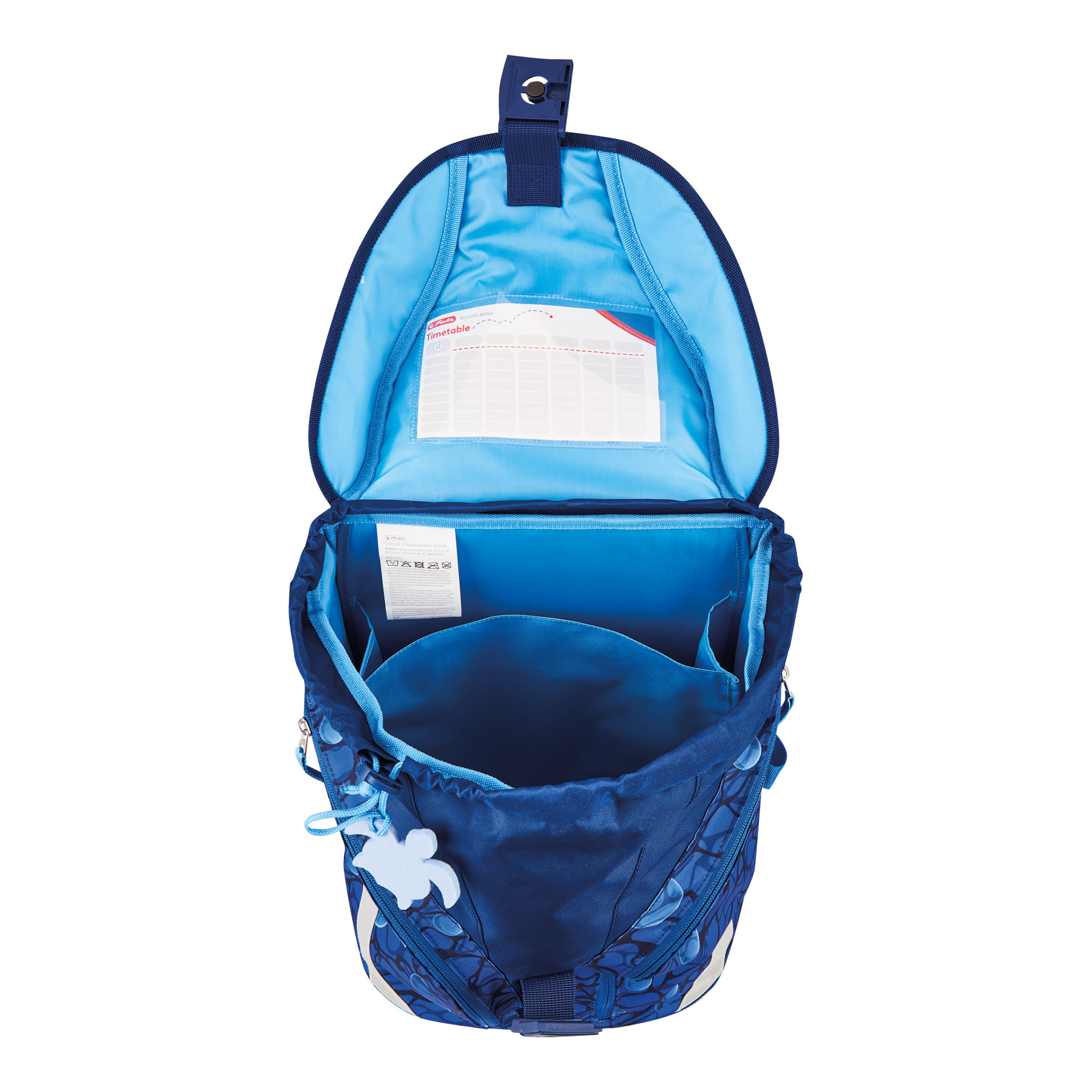 Herlitz SoftLight Plus GreenLine Deep Sea - Federmäppchen - Schultasche - Sporttasche - Junge - Rucksack - 16 l, Ansicht 3