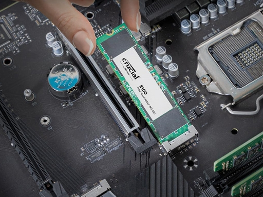 Micron Crucial E100 - SSD - 1 TB - intern - M.2 2280 - PCIe 4.0 x4 (NVMe), Ansicht 3