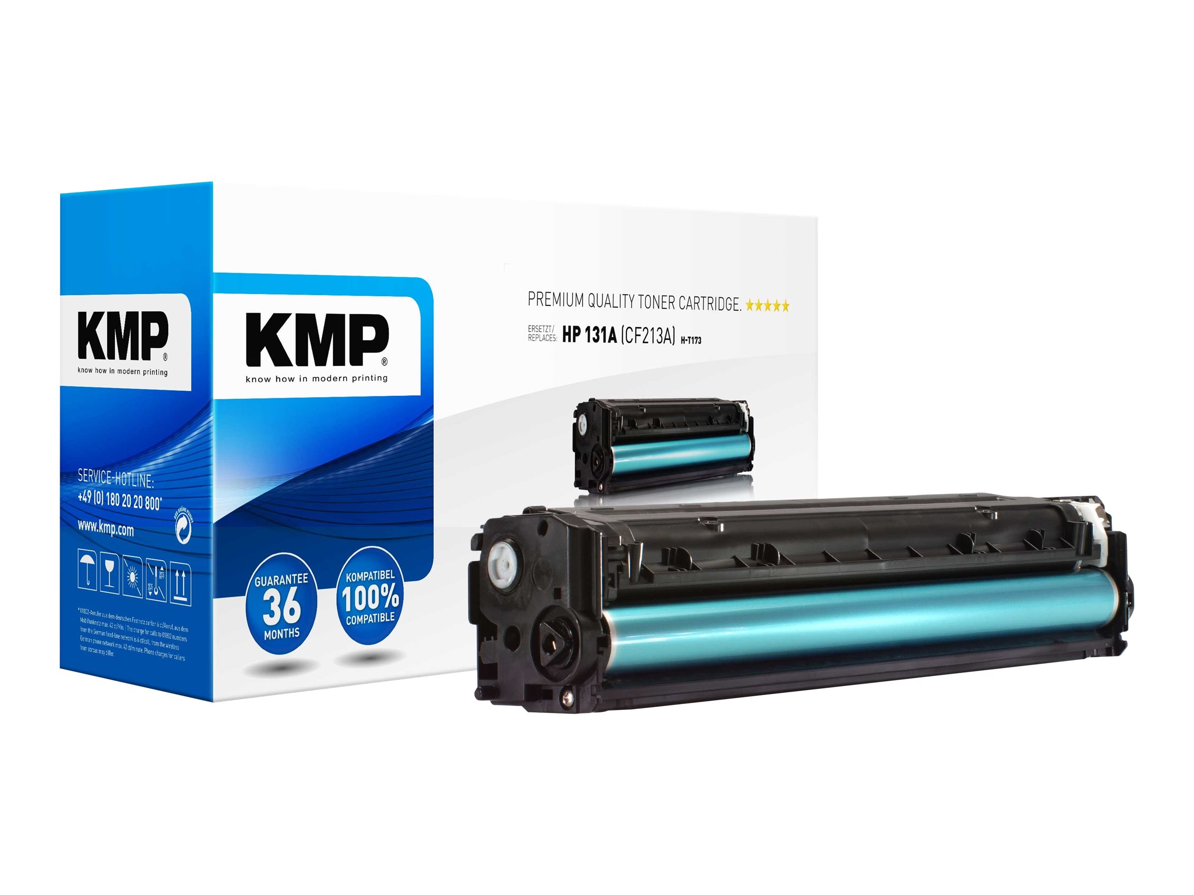 KMP H-T172 - 40 g - Cyan - kompatibel - Tonerpatrone (Alternative zu: HP 131A HP CF211A)