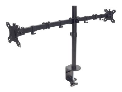 Manhattan TV & Monitor Mount, Desk, Full Motion, 2 Screens, Screen Sizes: 10-27, Black, Clamp Assembly, Dual Screen, Ansicht 2