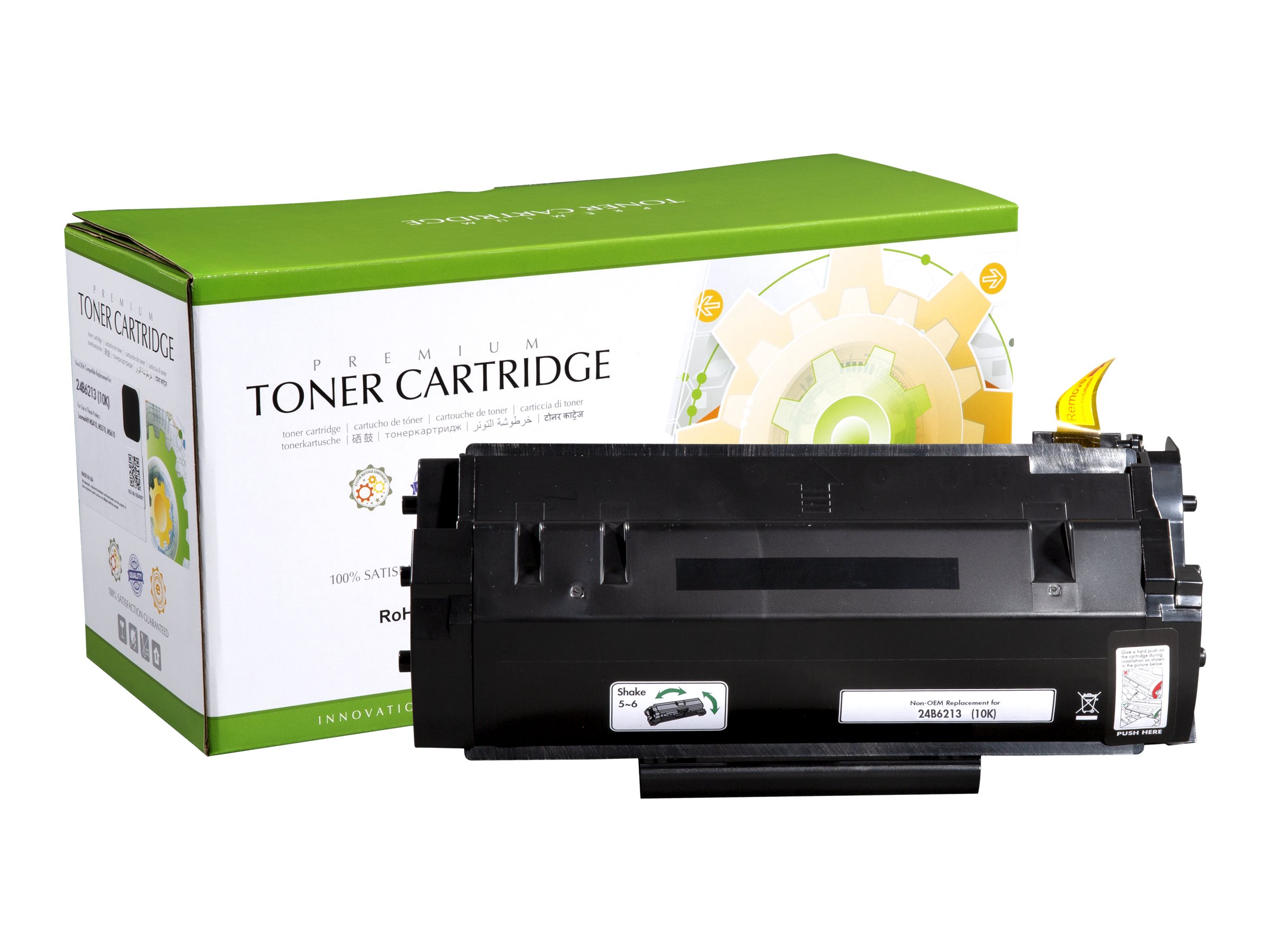 Static Control Schwarz - kompatibel - Tonerpatrone (Alternative zu: Lexmark 24B6213)