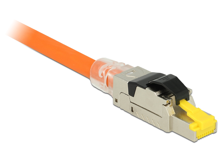 Delock Netzwerkanschluss - RJ-45 (M) - 6.22 cm, Ansicht 2