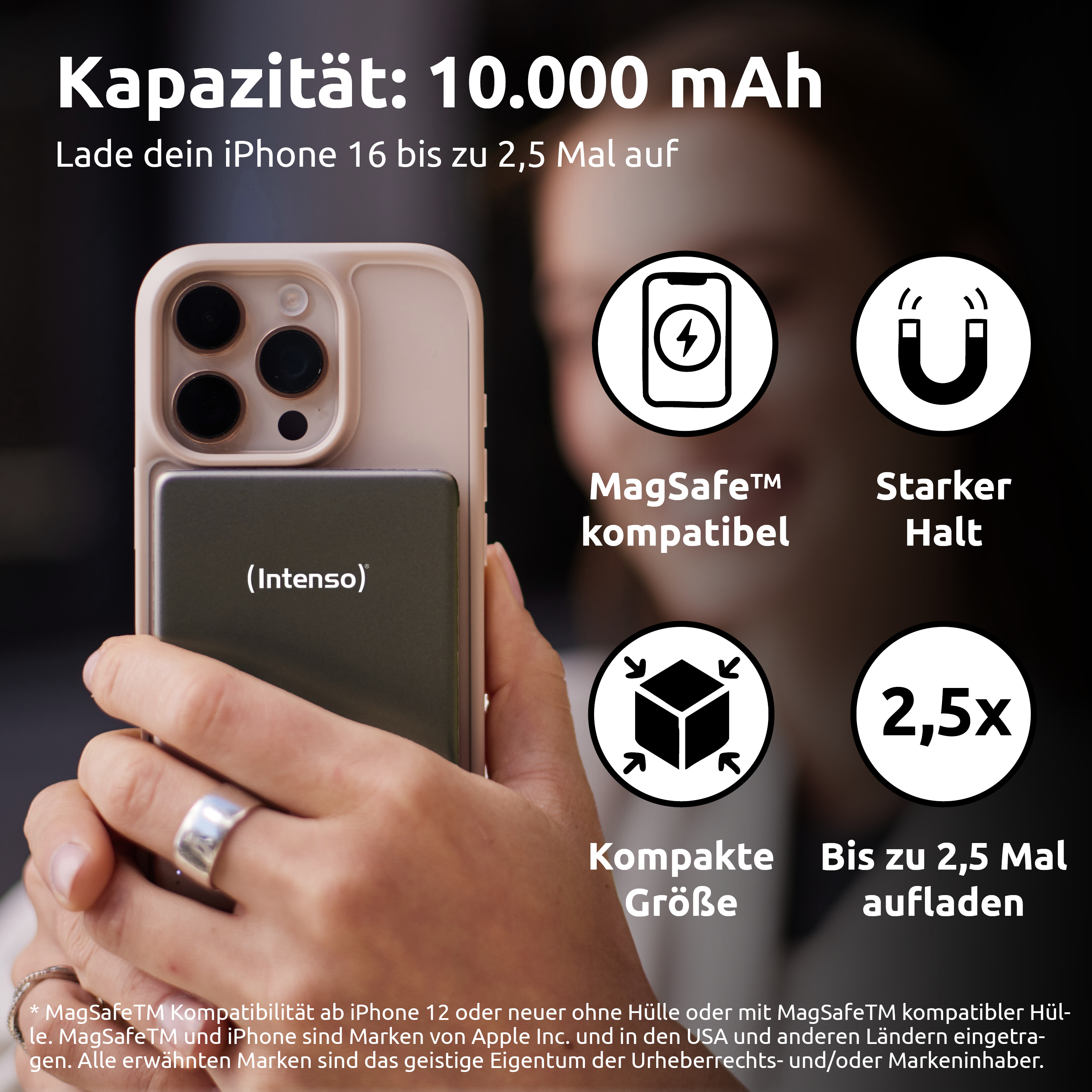 Intenso Powerbank MW10000 - Batterie - 10.000 mAh, Ansicht 3