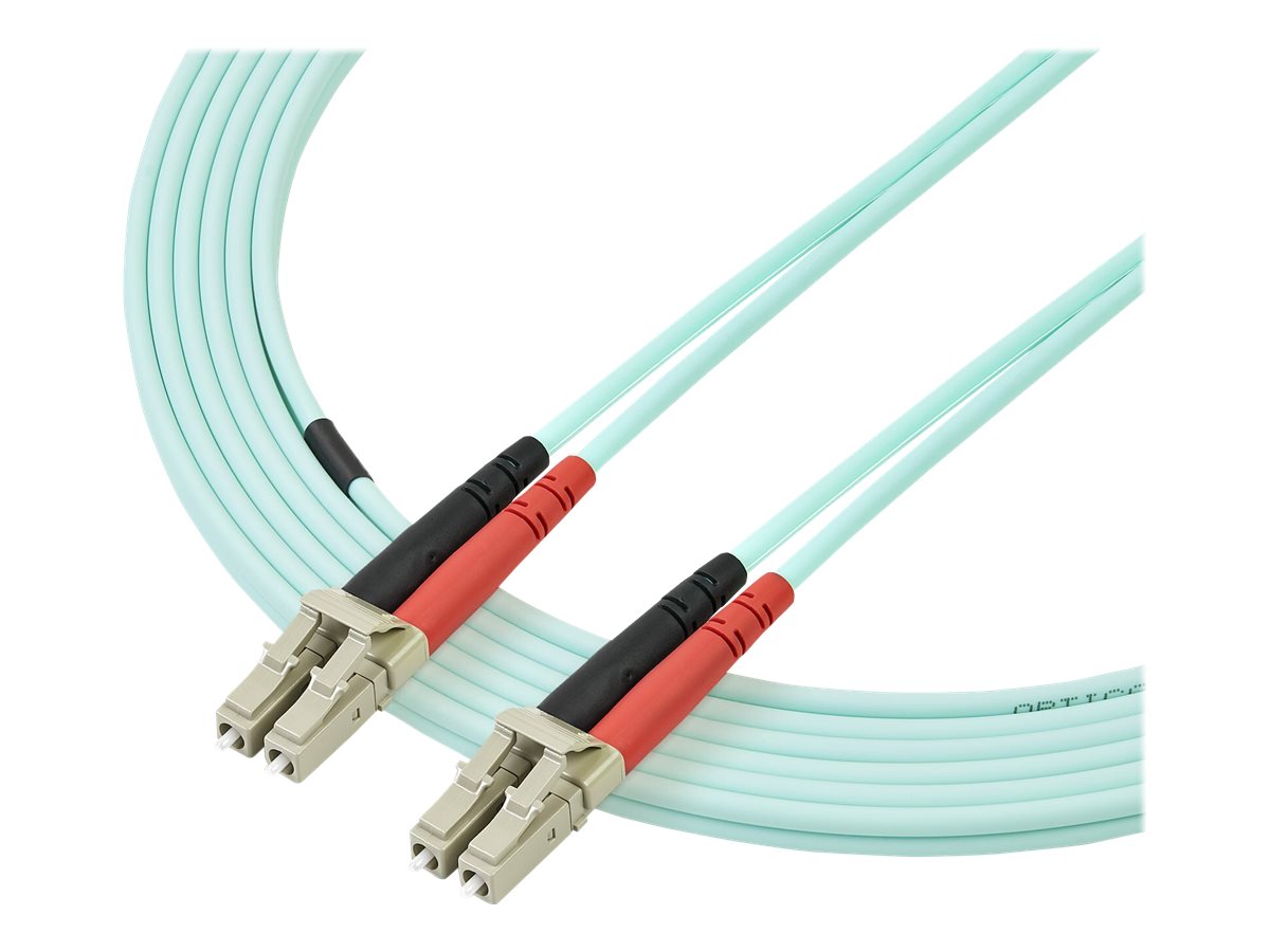 StarTech.com 3 m OM3 LWL Patchkabel, Multimode-Glasfaserkabel, LC auf LC - Patch-Kabel - LC Multi-Mode (M)