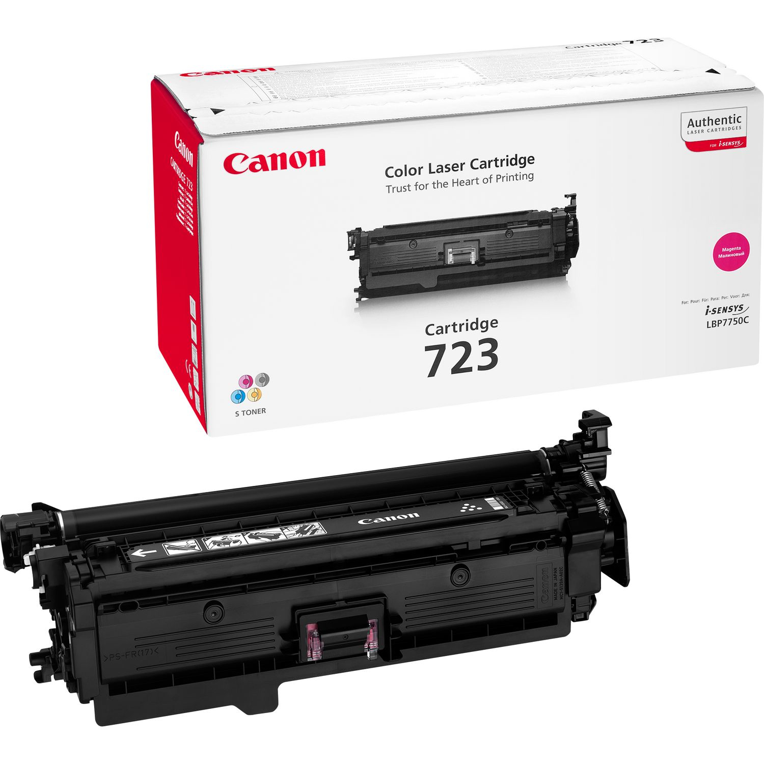 Canon 723 M - Magenta - Original - Tonerpatrone, Ansicht 2