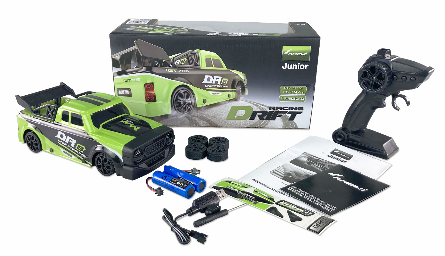 Amewi RC Auto Drift Racing Car DRs 4WD 1 18 RTR Grün, Ansicht 2