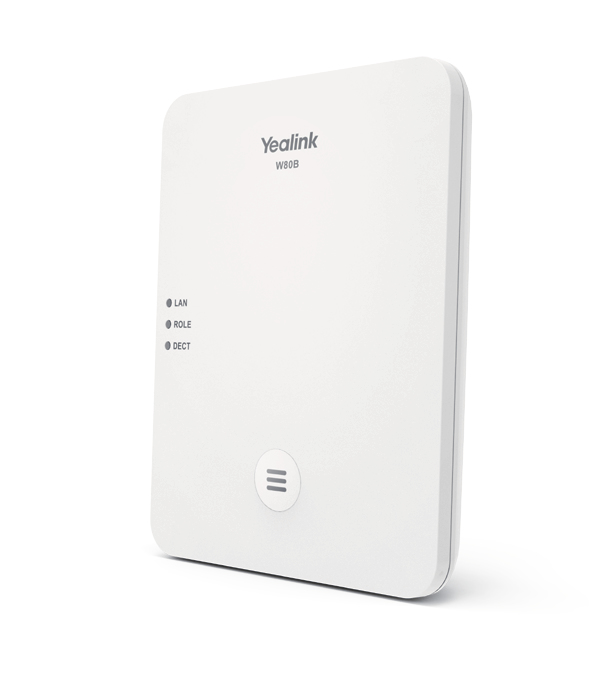 Yealink W80B - Basisstation für schnurloses Telefon/VoIP-Telefon mit Rufnummernanzeige, Ansicht 2