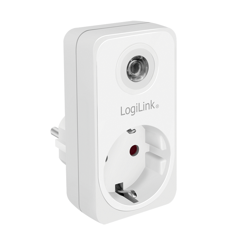 LogiLink Steckdosenadapter mit Dämmerungssensor 1xCEE 7/3, Ansicht 2