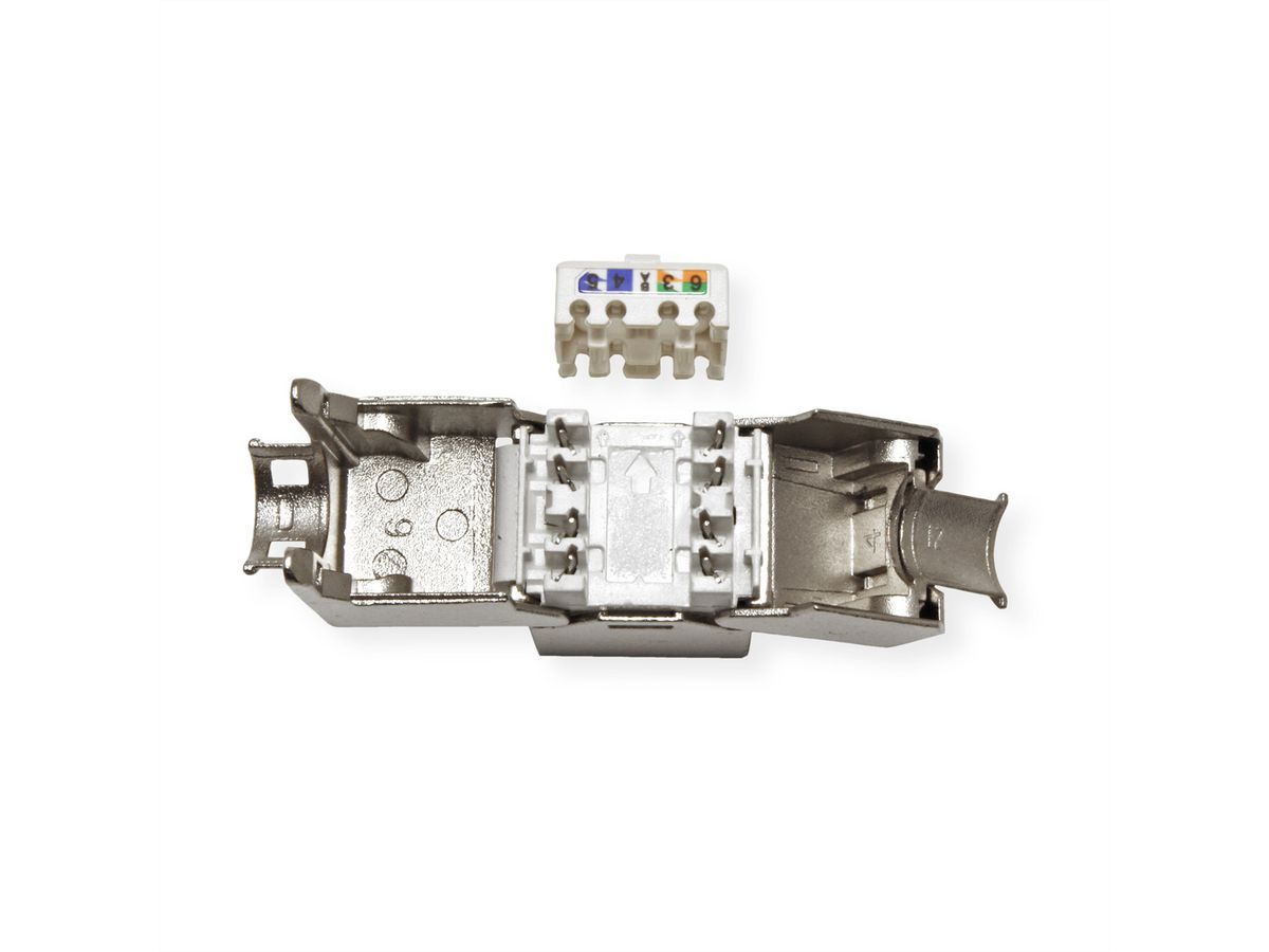 VALUE Keystone Kat.6A/Kl.EA RJ45 geschirmt Super Slim, Ansicht 4