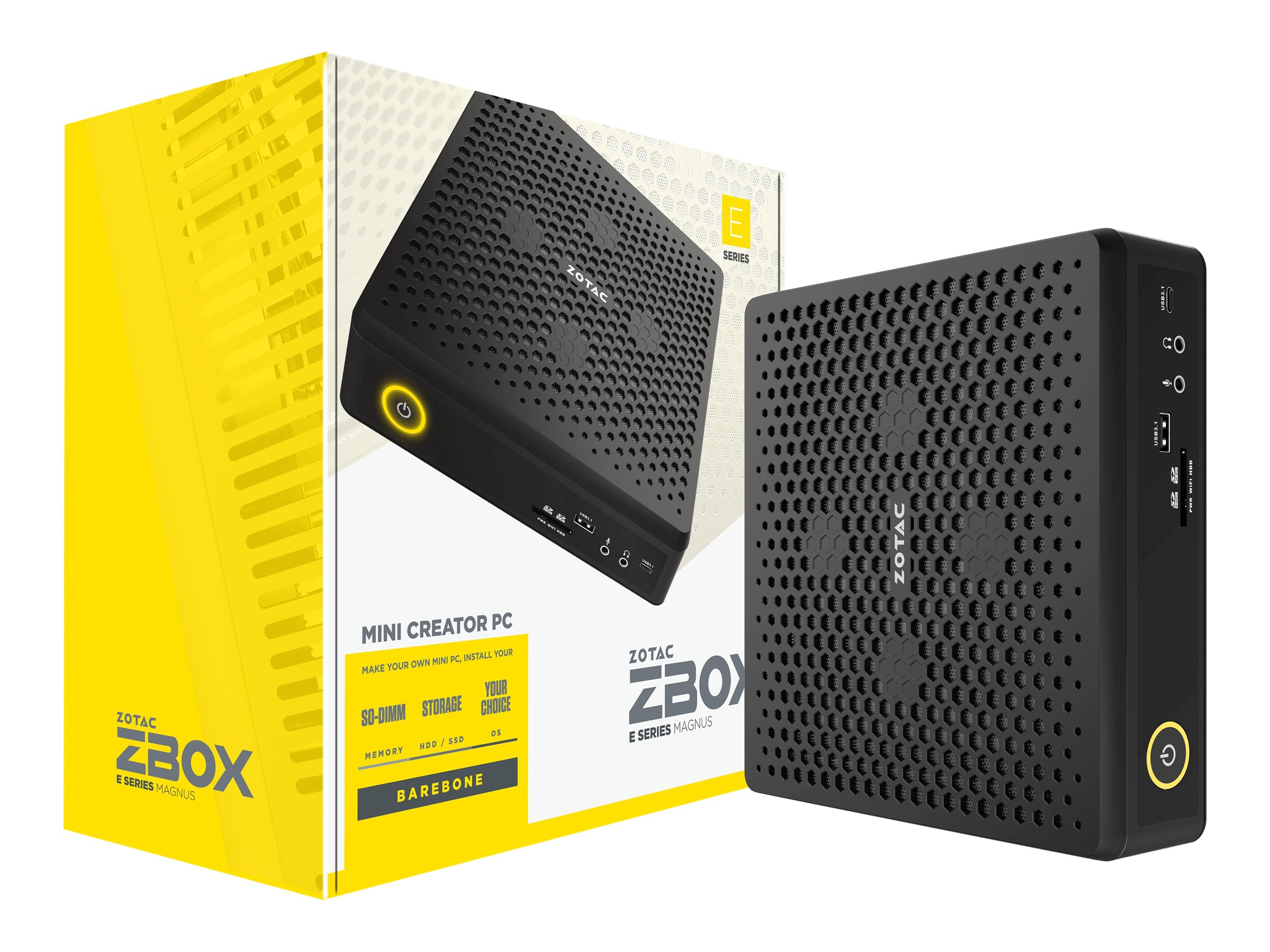 Vorschau: ZOTAC ZBOX E Series MAGNUS EN052060C - Barebone