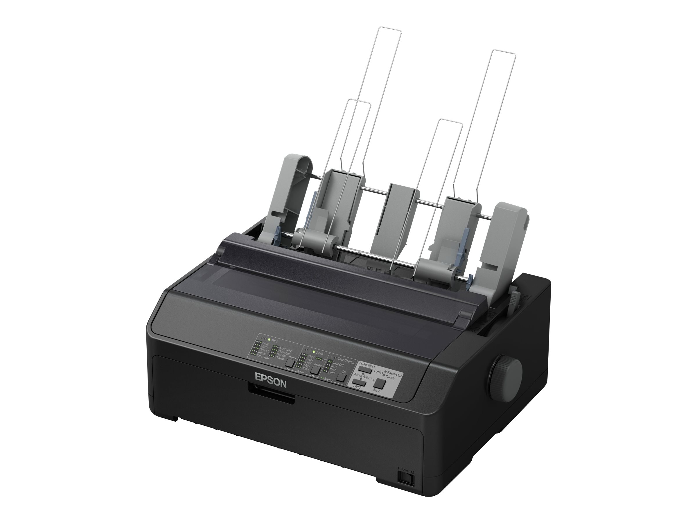 Epson LQ 590II - Drucker - s/w - Punktmatrix - Rolle (21,6 cm), JIS B4, 254 mm (Breite) - 360 x 180 dpi - 24 Pin - bis zu 584 Zeichen/Sek. - parallel, USB 2.0
