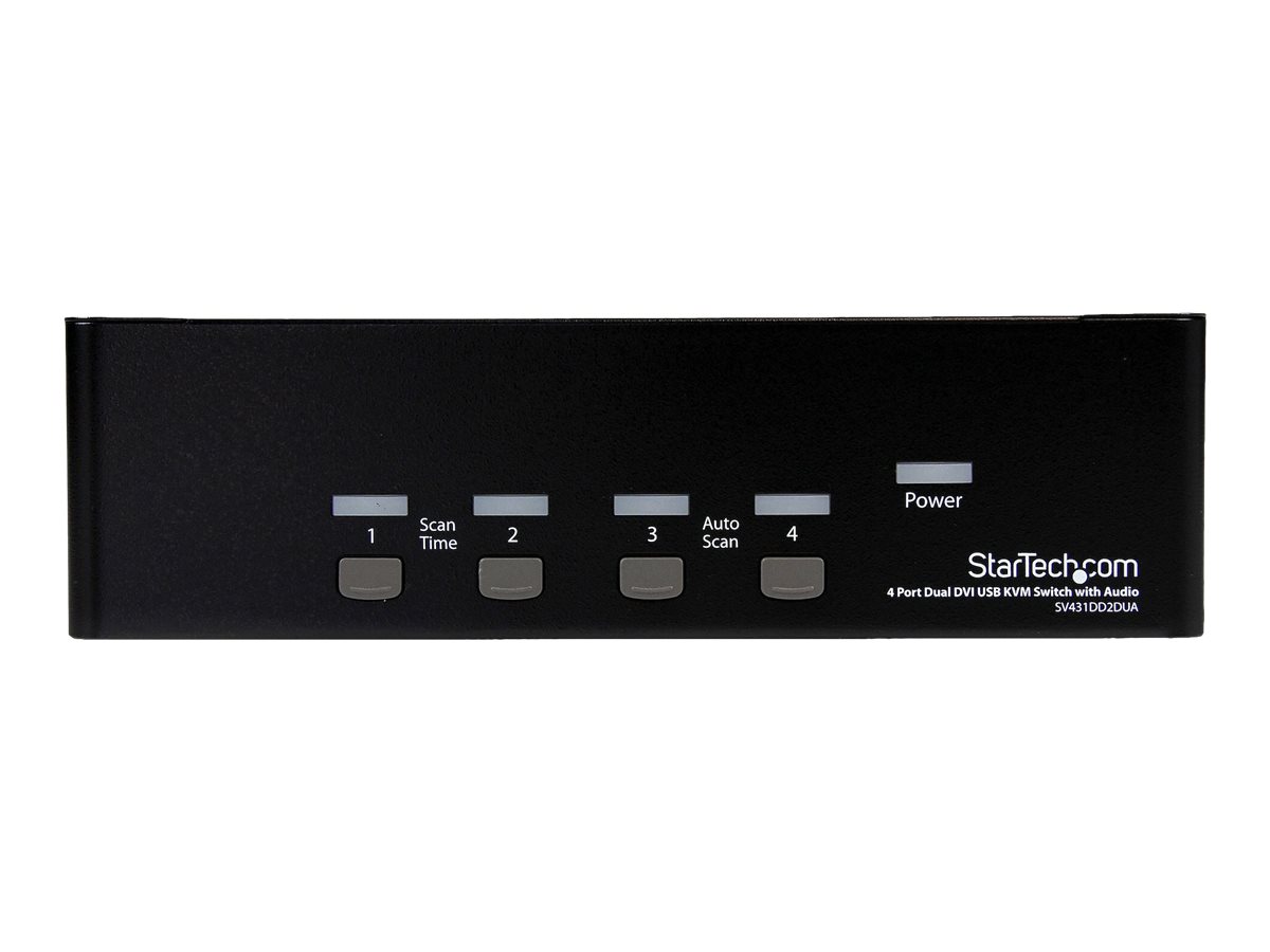 StarTech.com 4 Port Dual DVI USB KVM Switch/
