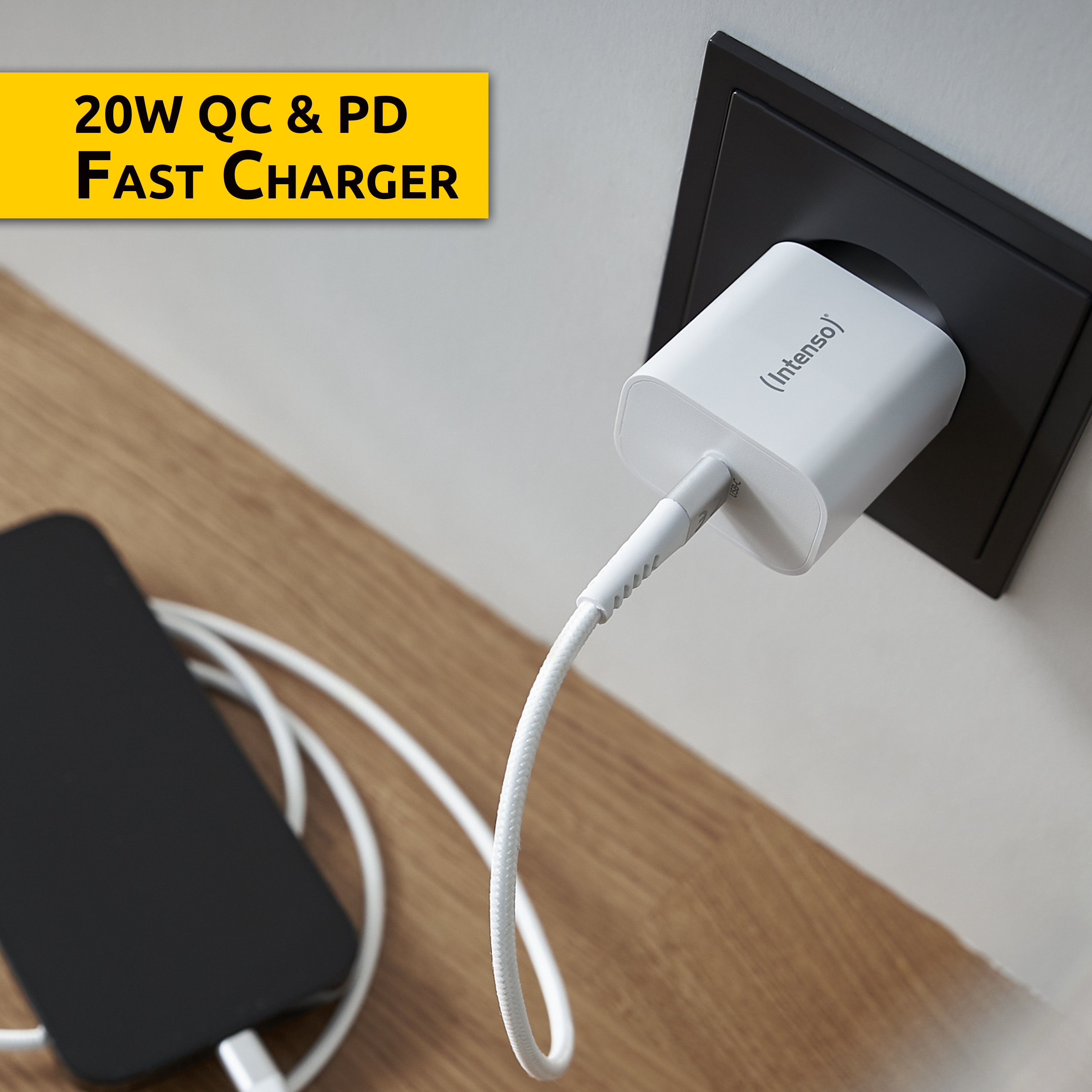 Intenso 1x USB-C Adapter weiß, Ansicht 4