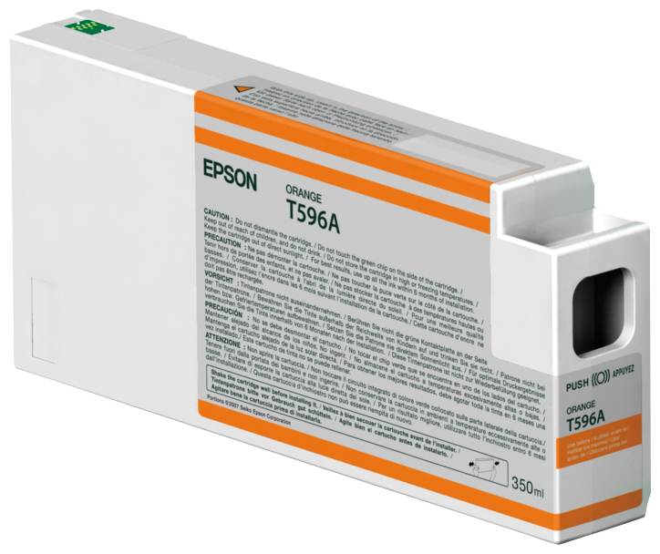 Epson Singlepack Orange T596A00 UltraChrome HDR, 350 ml, Tinte auf Pigmentbasis, 350 ml, 1 Stück(e)