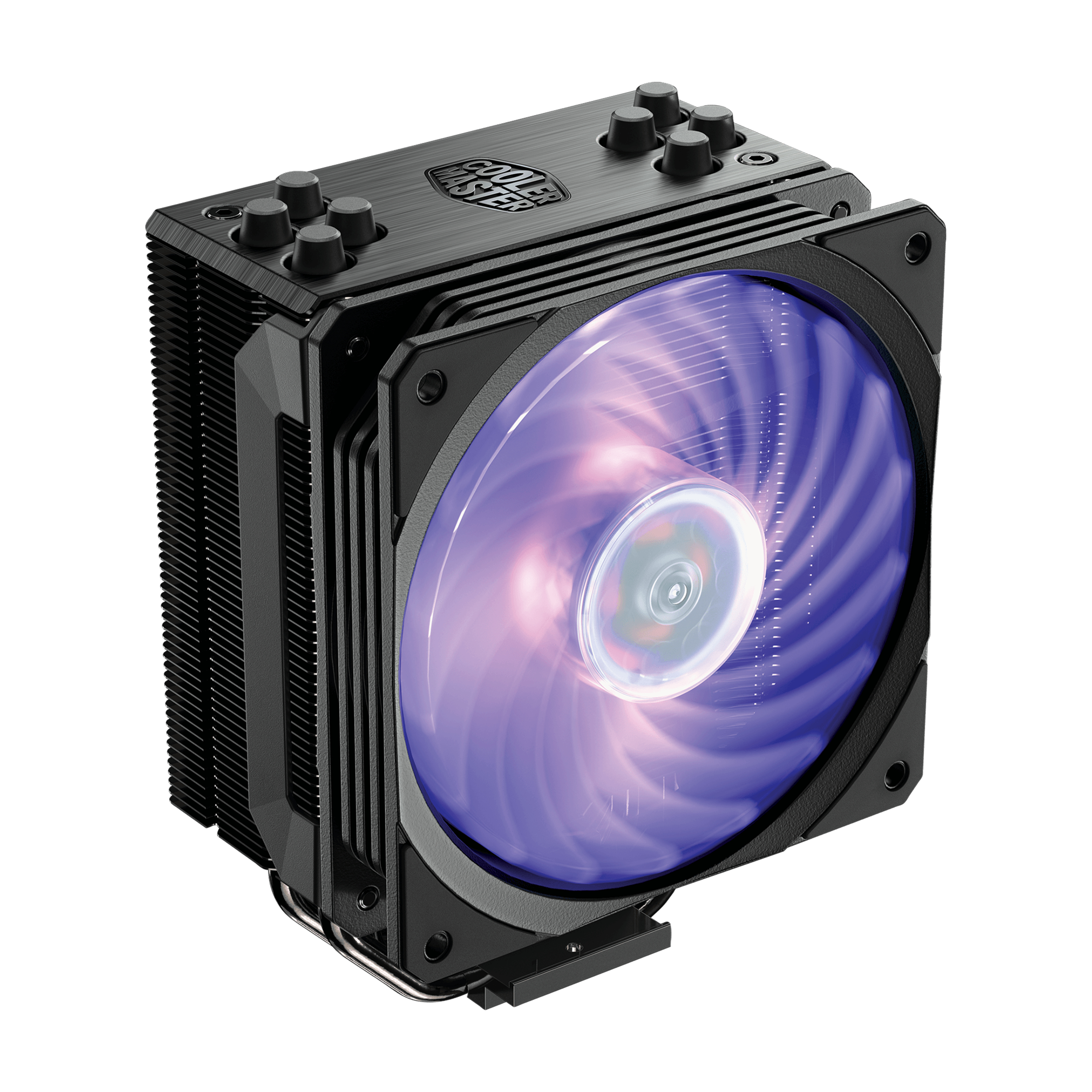 Cooler Master Hyper 212 RGB - Black Edition - Prozessor-Luftkühler - (für: LGA1156, AM2, AM2+, LGA1366, AM3, LGA1155), Ansicht 2