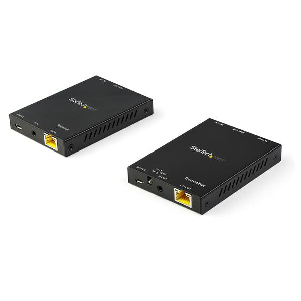 StarTech.com HDMI über CAT6 Extender Set (Sender/Empfänger) - 4K 60Hz, 3840 x 2160 Pixel, AV-Sender &amp; -Empfänger, 50 m, Kabelgebunden, Schwarz, HDCP