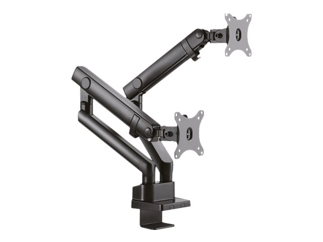 ICY BOX IB-MS314-T - Befestigungskit - einstellbarer Doppelarm - für 2 Monitore - Schwarz, Ansicht 4