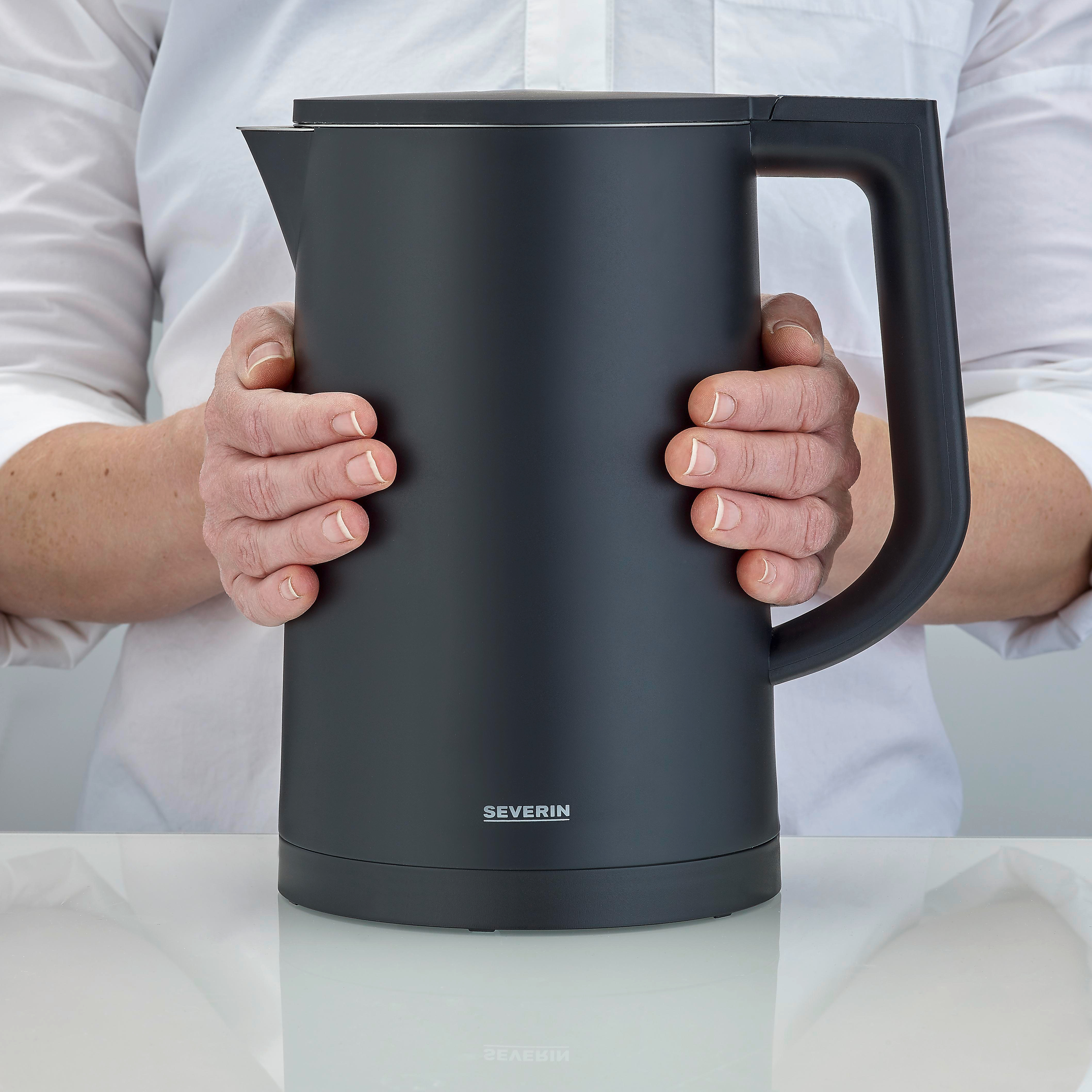 SEVERIN WK 3483 Wasserkocher Kontrollleuchte Schwarz Fassungsvermögen 1.7 l, Ansicht 4
