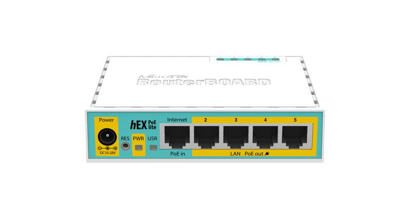 MikroTik RouterBOARD hEX lite RB750UPr2 - Router, Ansicht 4