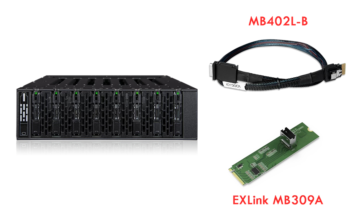 Icy Dock ToughArmor MB873MP-B V2 - Gehäuse für Speicherlaufwerke, Ansicht 3