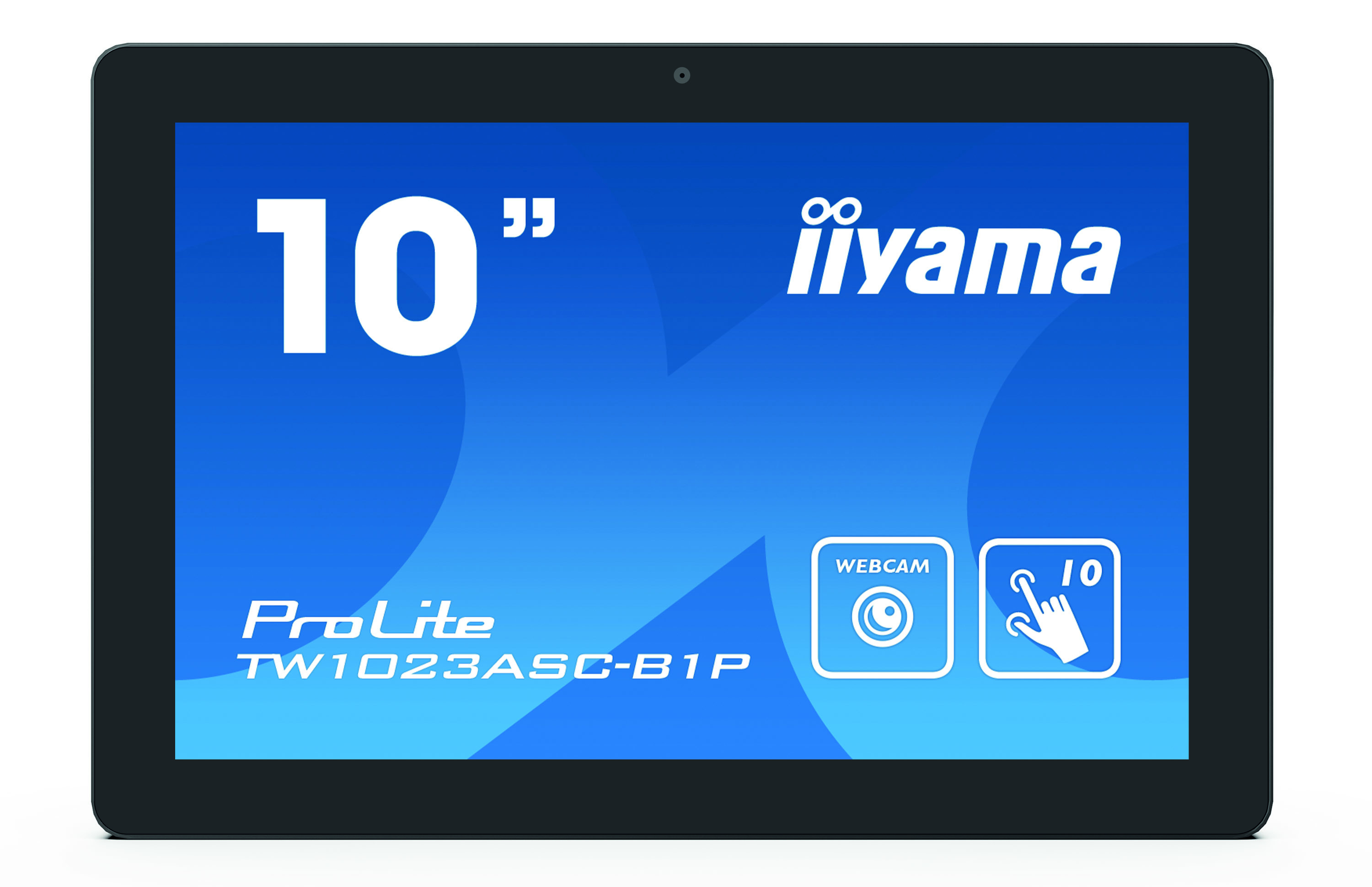 Iiyama TW1023ASC-B1P, 25,6 cm (10.1&quot;), 1280 x 800 Pixel, LED, 0,1692 x 0,1692 mm, 60 Hz, 25 ms