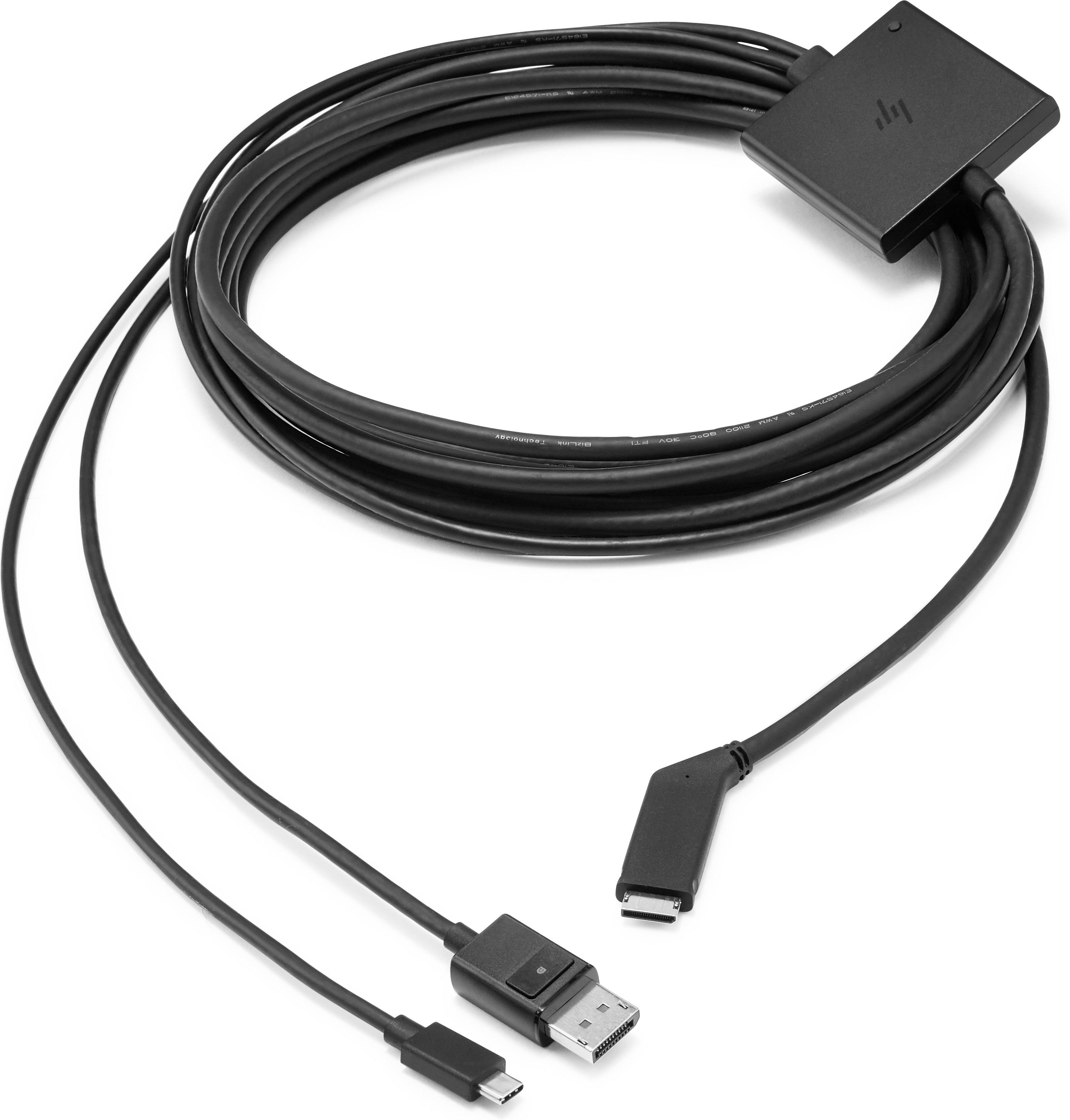 HP Reverb G2 6 Meter Kabel, 6 m, USB B, USB A/Micro-USB B, Schwarz