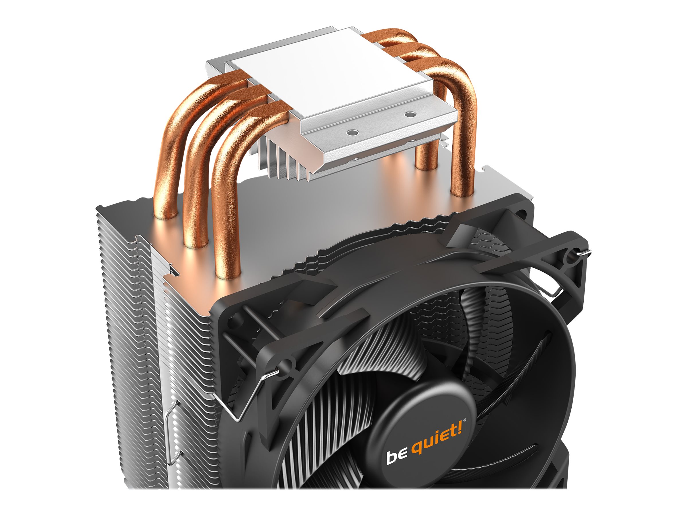Be Quiet! Pure Rock Slim 2 - Prozessor-Luftkühler - (für: LGA1150 LGA1151 LGA1155 LGA1200 LGA1700 AM4 AM5)