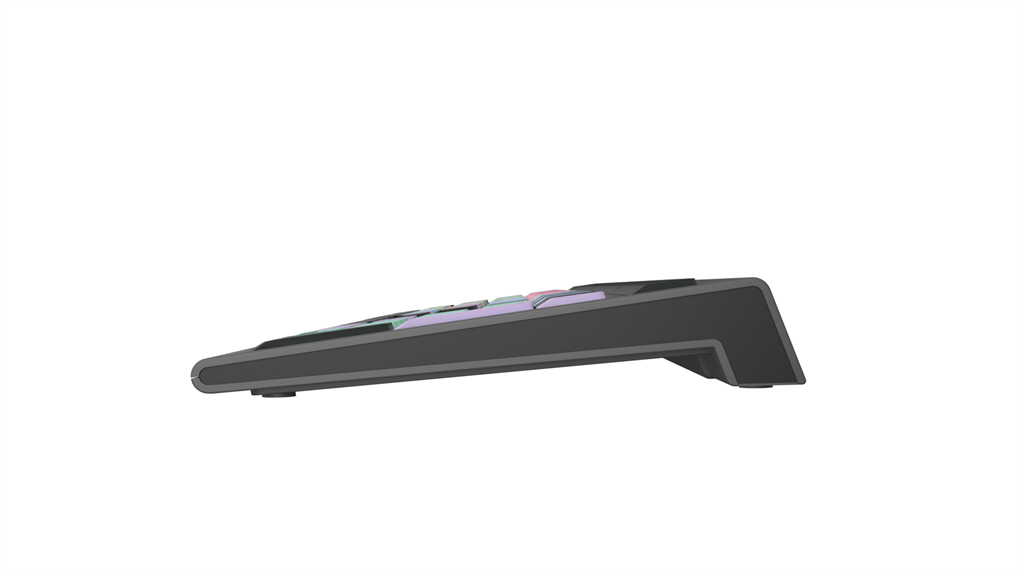 Logickeyboard LKB-FCPX10-A2M-FR - Volle Größe (100%) - Kabelgebunden - USB - Schwarz - TL: Französisch, AZERTY, Ansicht 2