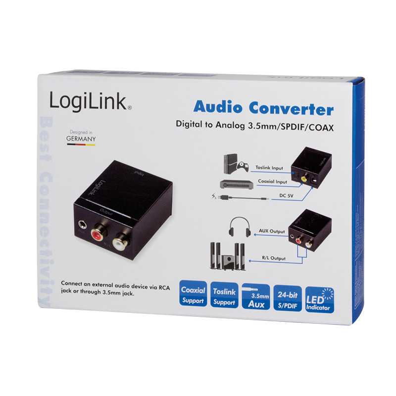 LogiLink Digital-Analog-Audiowandler, Ansicht 4