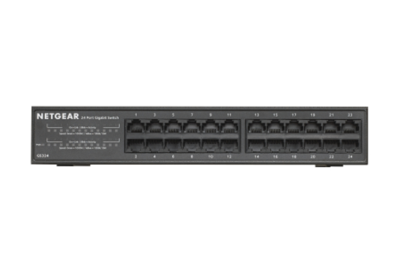 Netgear GS324v2 - Switch - unmanaged - 24 x 10/100/1000, Ansicht 3