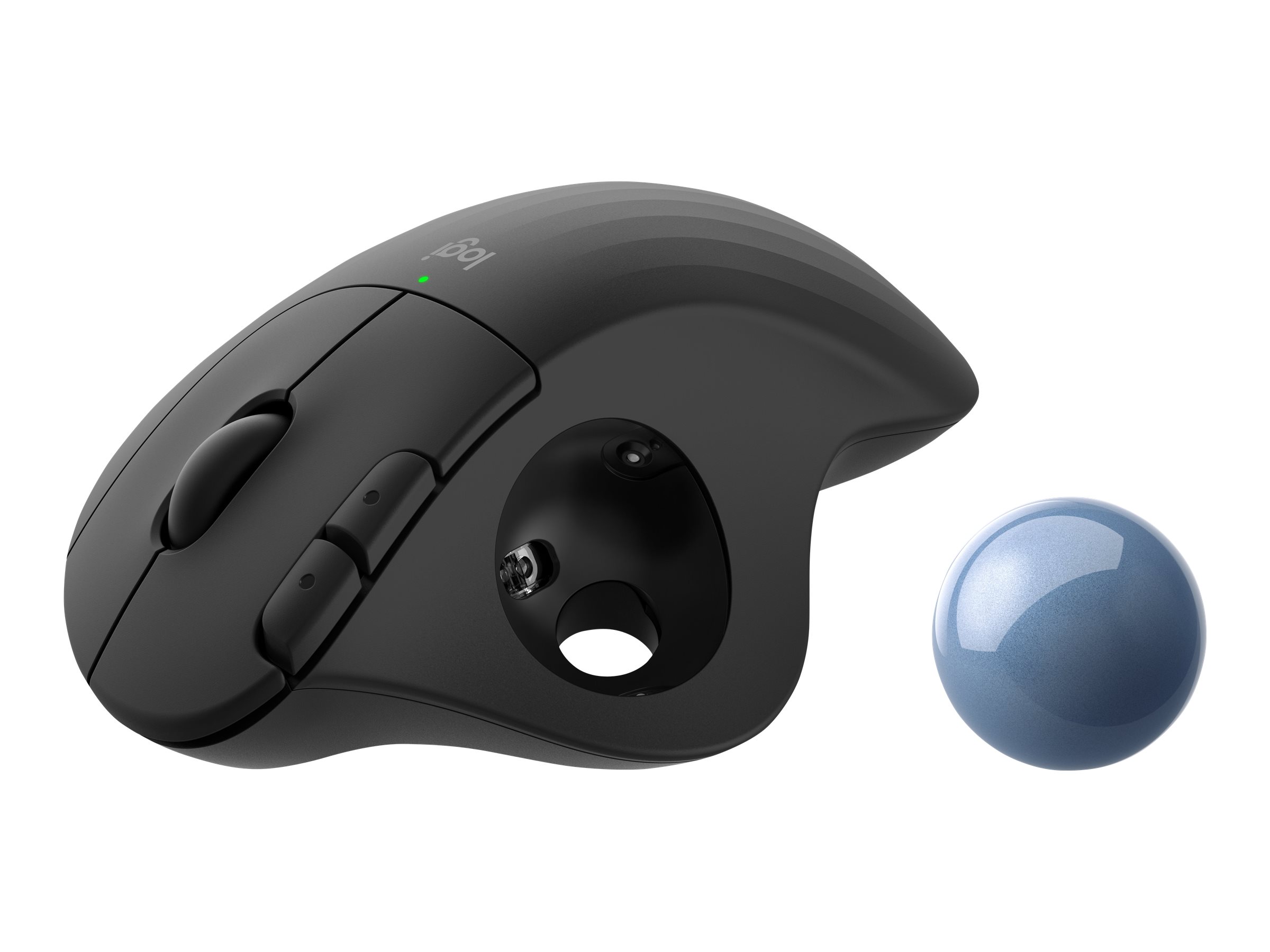 Logitech Ergo Series ERGO M575 - Trackball - optisch - 5 Tasten - kabellos - Bluetooth 5.0 LE 2.4 GHz - kabelloser Empfänger (USB)