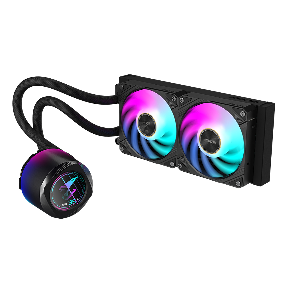 Gigabyte AORUS WATERFORCE X II 240 - Prozessor-Flüssigkeitskühlsystem - (für: AM4, TR4, LGA1200, LGA1700, AM5), Ansicht 2