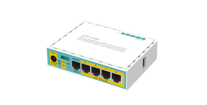 MikroTik RouterBOARD hEX lite RB750UPr2 - Router, Ansicht 3
