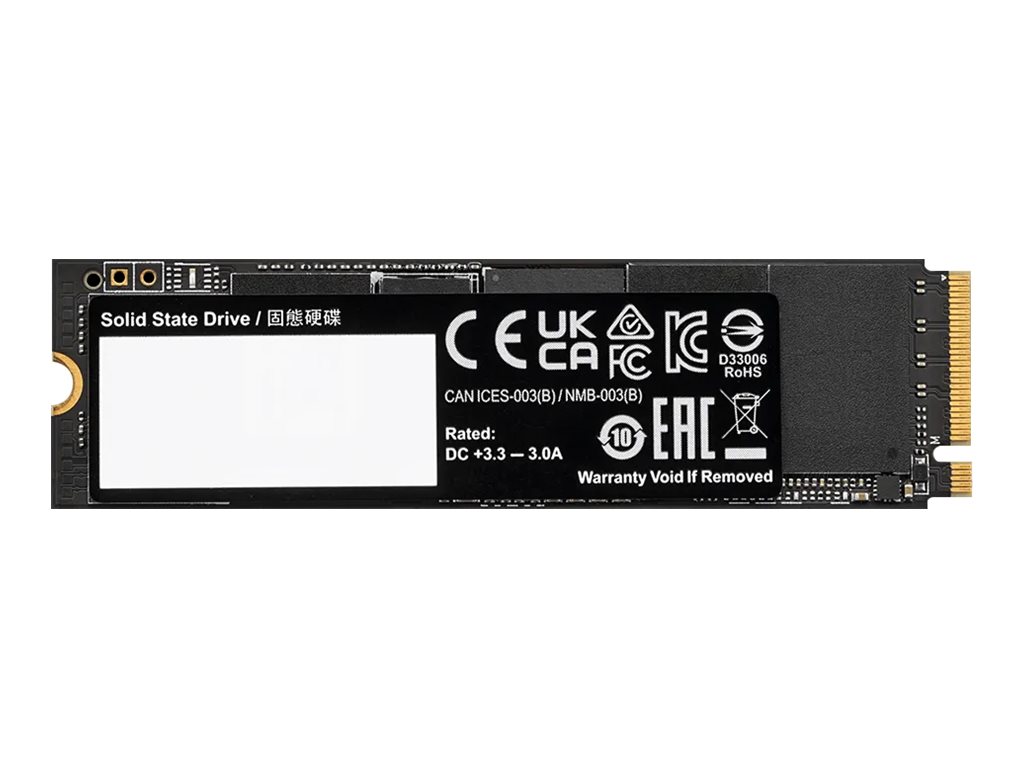 Gigabyte AORUS Gen4 7300 - SSD - verschlüsselt - 2 TB - intern - M.2 2280 - PCIe 4.0 x4 (NVMe)