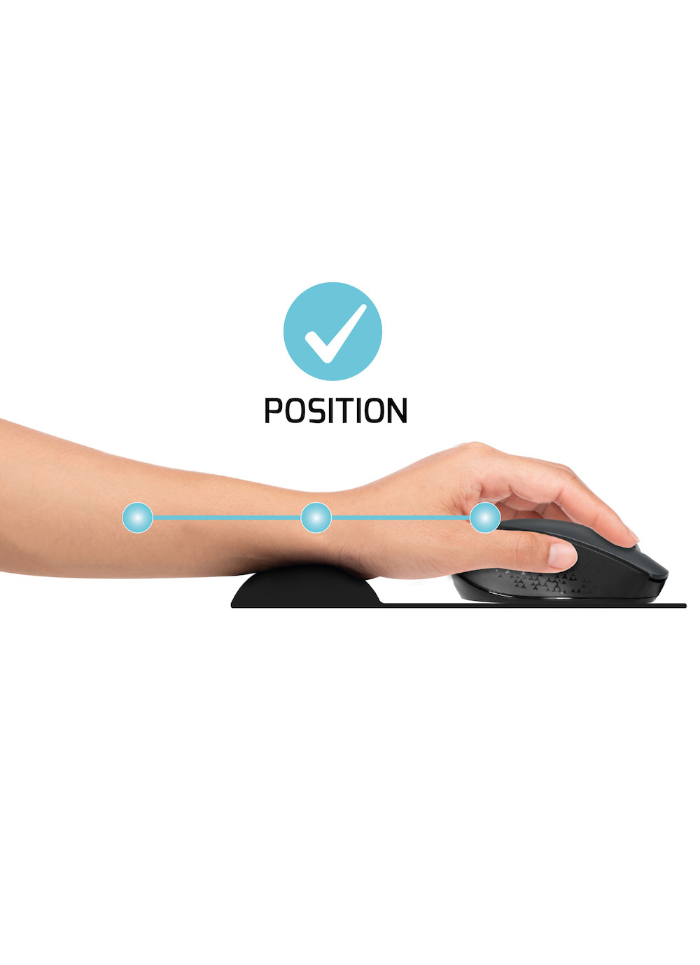 PORT Designs PORT Connect ERGONOMIC MOUSE PAD - Mauspad, Ansicht 2