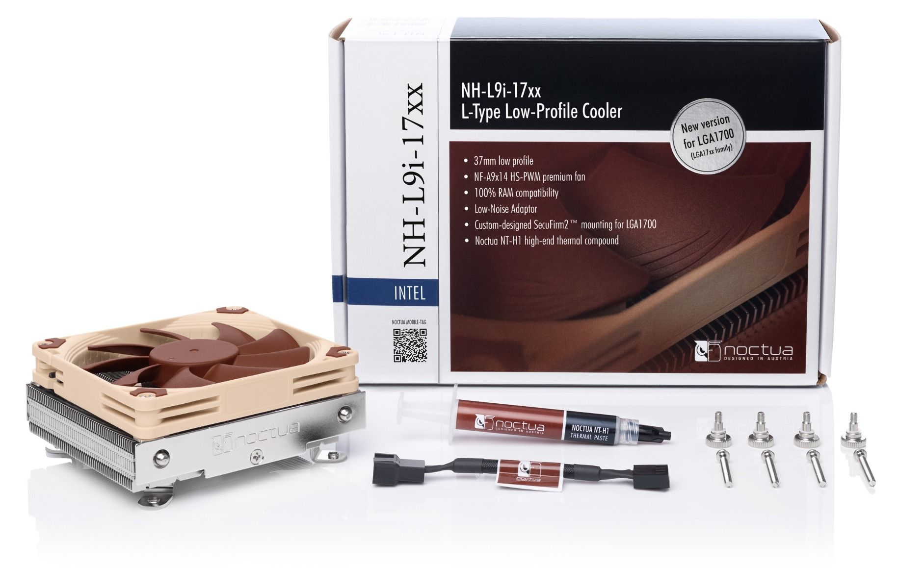 Noctua NH-L9i - Prozessor-Luftkühler - (für: LGA1700), Ansicht 3